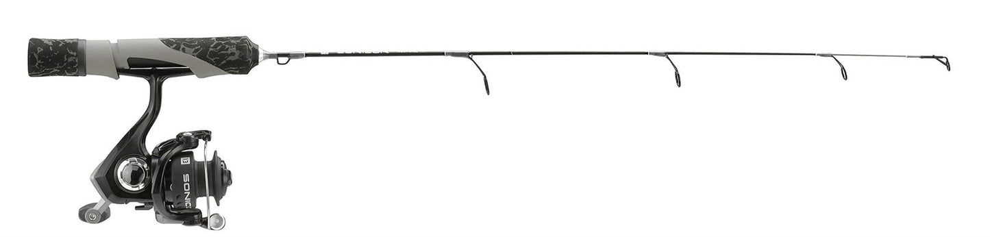 13 FISHING - SoniCor Stealth Ice Combo - 24" L (Light) - Black and Gray Camo - S