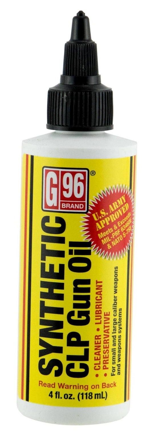 G96 SYNTHETIC CLP GUN OIL - U.S. ARMY APPROVED - 4 FL. OZ. BOTTLE (1053)