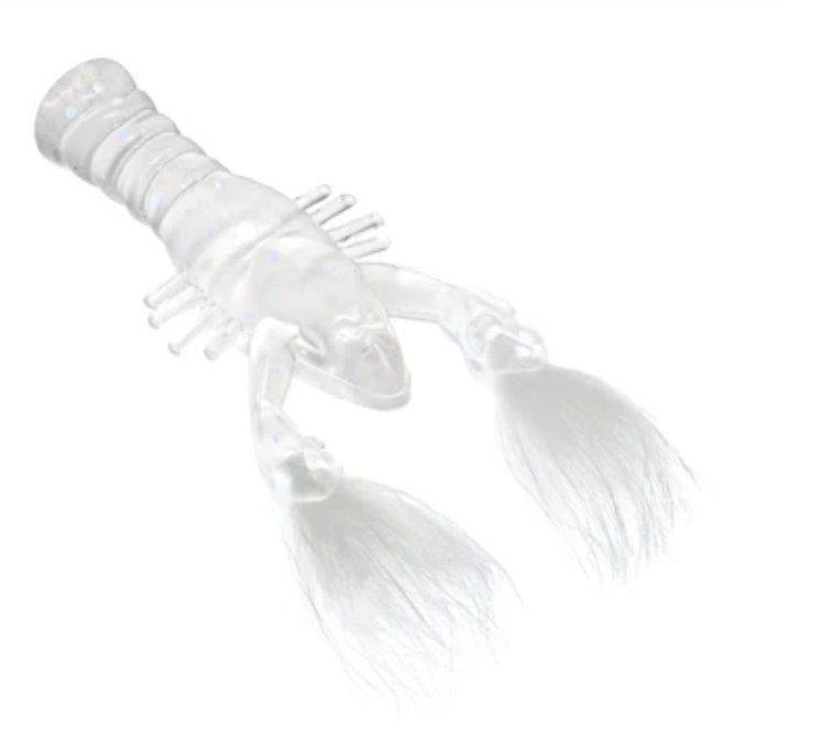 Rabid Baits Rabid Craw Soft Plastic Fur Claw Craw Bait 4 Pack 3.5" Bass Lure