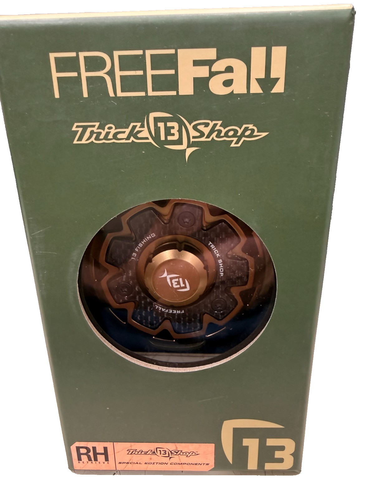 13 FISHING FREEFALL TRICK TRICK SHOP INLINE REEL RH NEW IN BOX