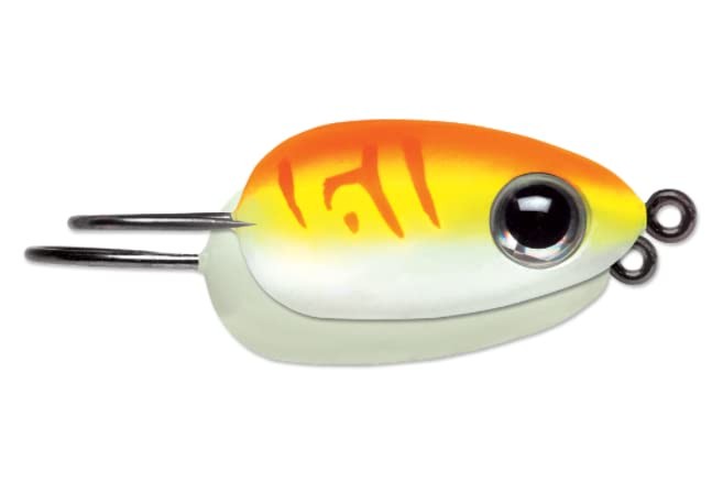 VMC Tear Drop Jig 1/4 oz Glow Orange Fire UV