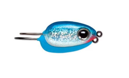 VMC Tear Drop Jig 1/4 oz Glow Blue Shiner