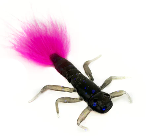 Rabid Baits Crappie Bug 1.5" Fur Tail Soft Plastic Panfish Bait 6 Pack