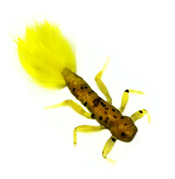 Rabid Baits Crappie Bug 1.5" Fur Tail Soft Plastic Panfish Bait 6 Pack