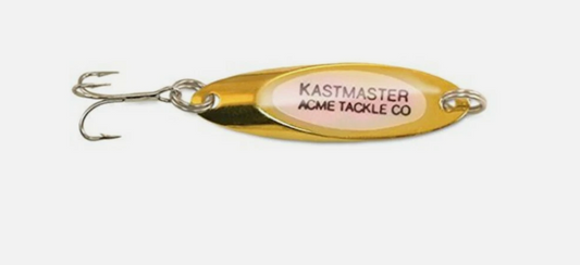 Acme Kastmaster SW-225T/GGLR 1/12 Oz Gold/Glow Red