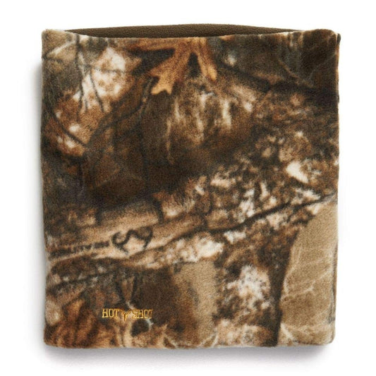 HOT SHOT Men’s Camo Reversible Gator Neck Gaiter – Realtree Edge Hunting Face Wa