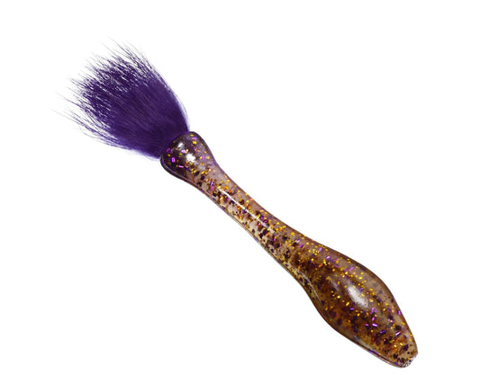 Rabid Baits Fox Shot, Drop Shot Soft Plastic Purple Cash, 3" (6 Baits)