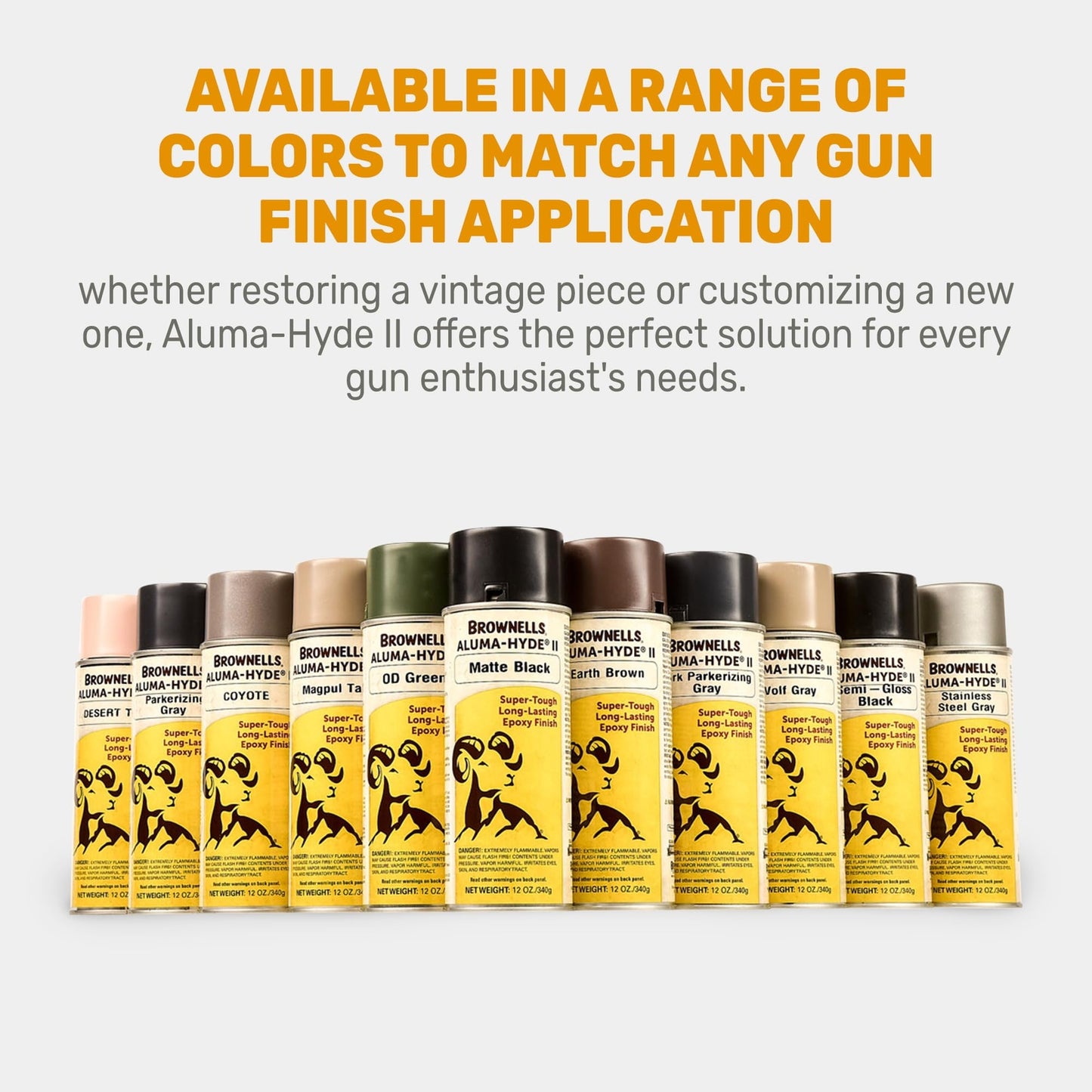 Brownells Aluma-Hyde 2 Epoxy Based Firearms Finish Desert Tan