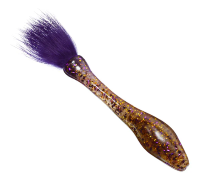 Rabid Baits Fox Shot Drop Shot Soft Plastic Bait 6 Pack with Fox Fur Tail