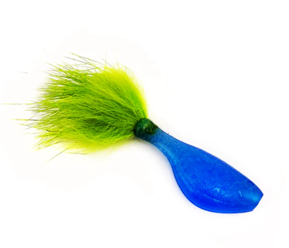 Rabid Baits Crappie Minnow 1.5" Panfish Soft Bait with Fur Tail 6 Pack