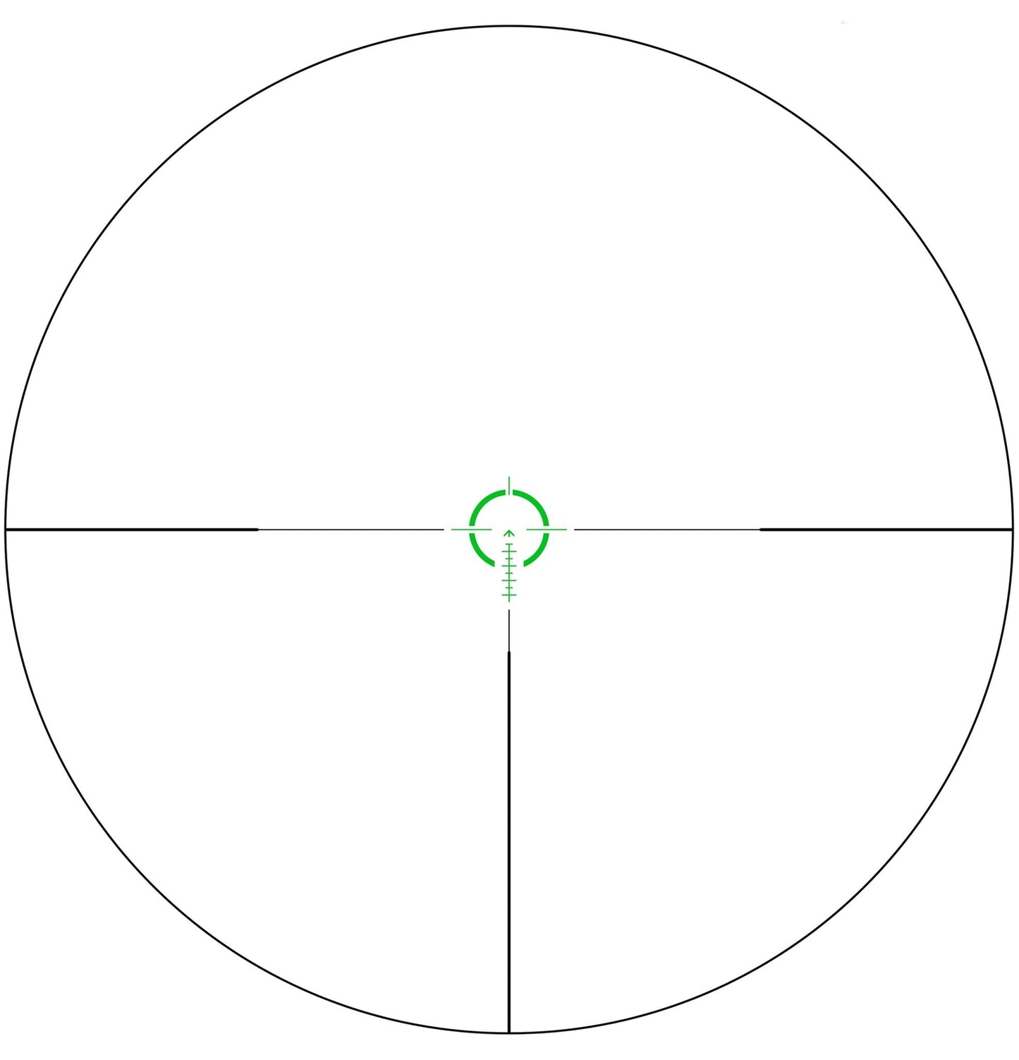 Swampfox Trihawk 3x30 Prism Scope, Green MOA Reticle