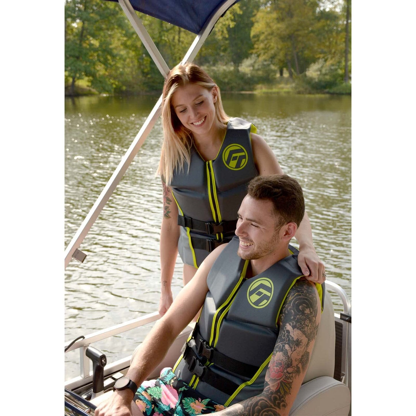 Full Throttle Adult Hinged Rapid Dry USCG Approved Life Jacket Large