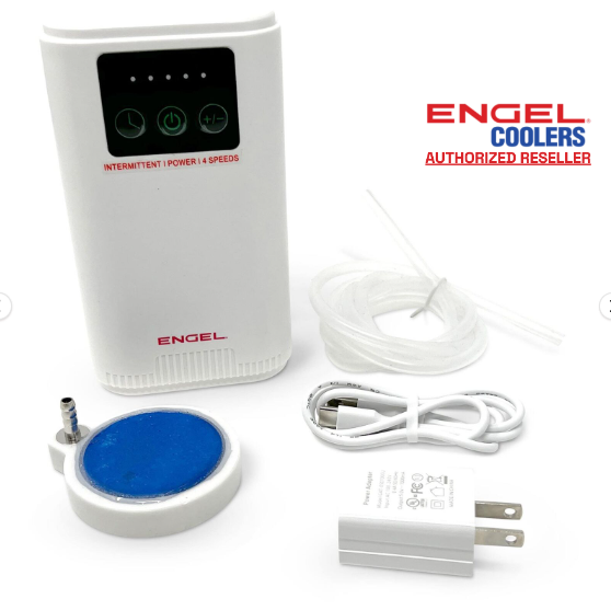 ENGEL XL Ultra Quiet Lithium-Ion USB Rechargeable Live Bait Aerator Pump