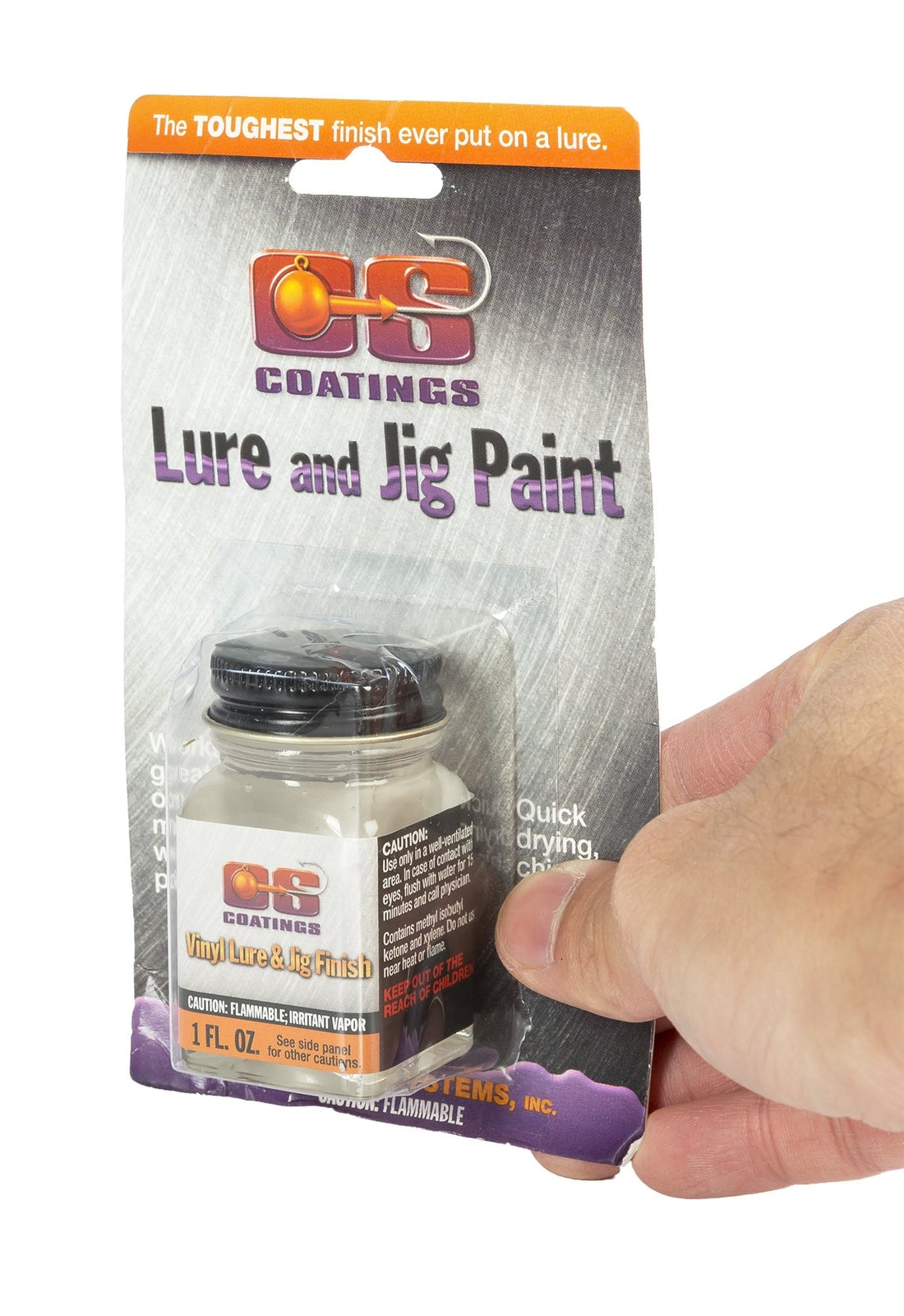 Component Systems DRMS-210 Vinyl Lure and Jig Paint, Clear