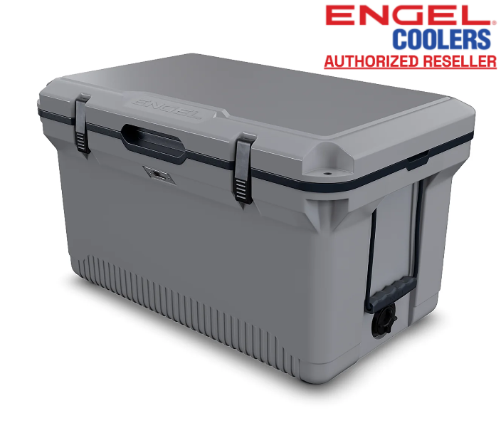 ENGEL 60 QT Ultra-Light Injection Molded Cooler - Haze Gray
