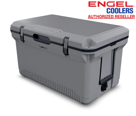 ENGEL 60 QT Ultra-Light Injection Molded Cooler - Haze Gray