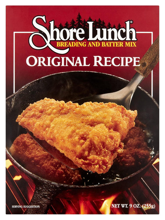 Shore Lunch Fish Breading & Batter Mix, Original Recipe,  6 Pack Of 9oz Boxes