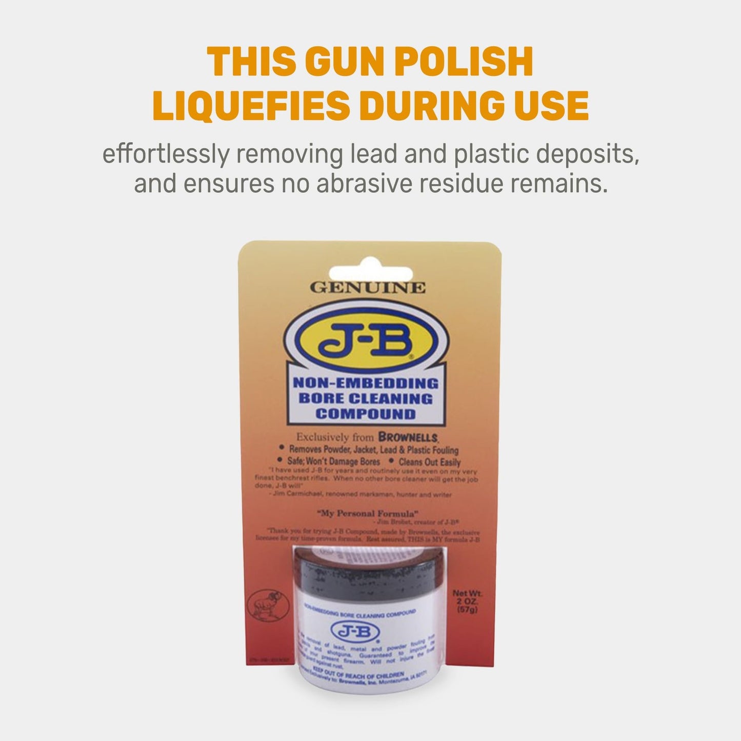 Brownells J-B Bore Cleaning Compound 2oz
