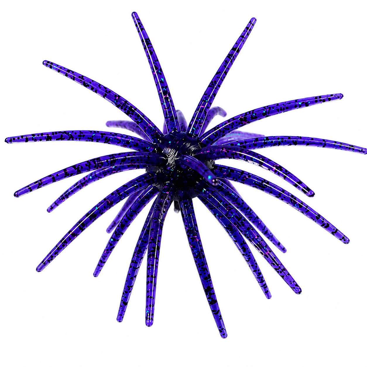 BFT Micro Urchin 1.5in Crappie Panfish Spiny Finesse Bait DuraFlex 6 Pack