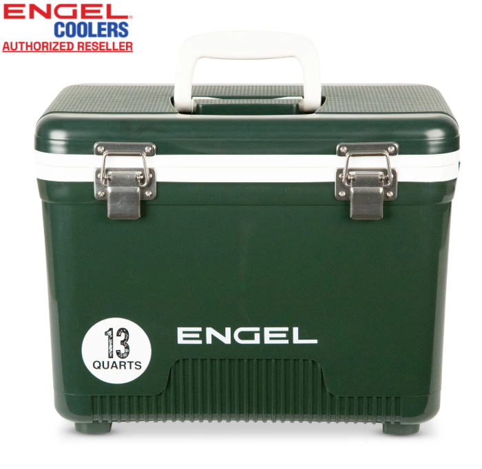 ENGEL 13QT Leak-Proof, Air Tight,  Cooler  / Lunchbox British Racing Green