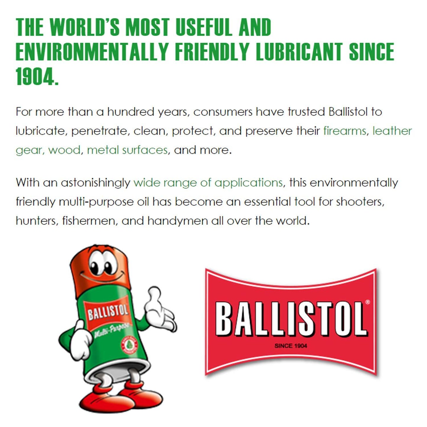 Ballistol Multi-Purpose Lubricant, Non-Aerosol, 16 oz. can, No Spray Trigger