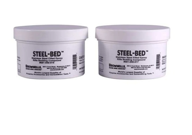 Brownells Steel Bed 16oz Kit (Resin 8oz & Hardener 8oz)