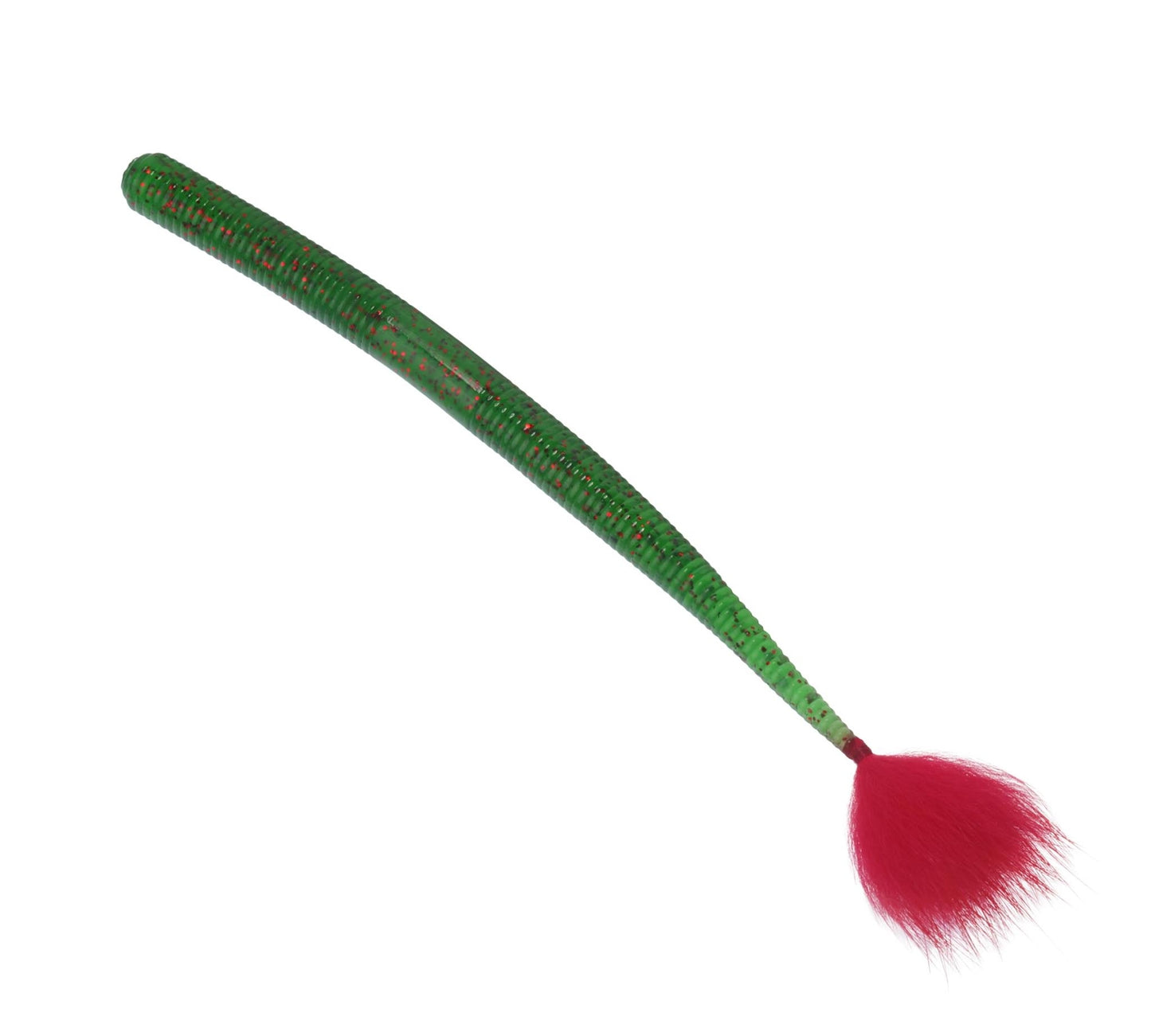 Rabid Baits Shaker Worm, Straight Tail Worm Watermelon, 6" (6 Baits)