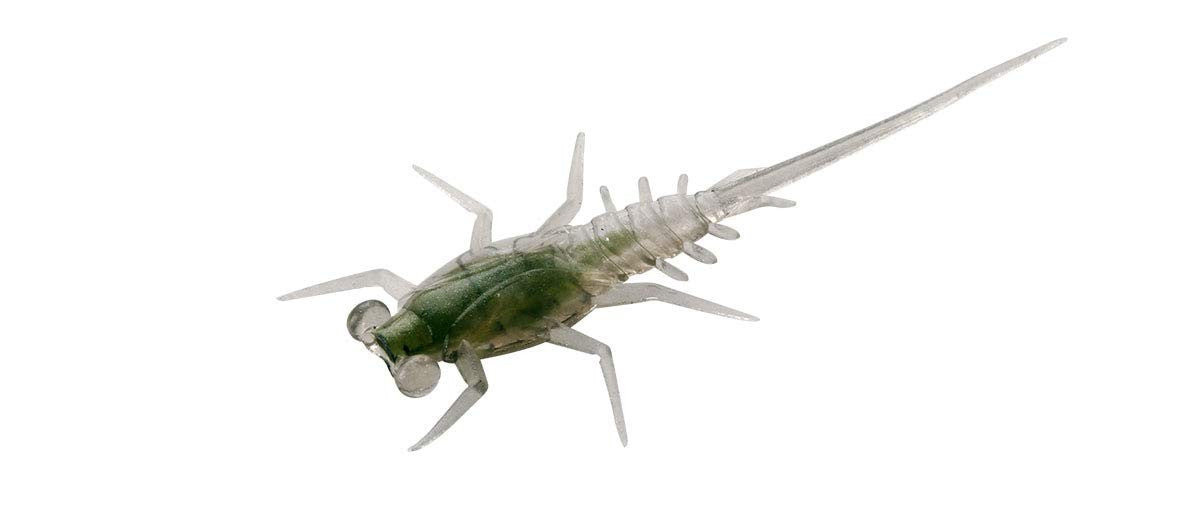 13 FISHING - Bernie - Panfish Plastics - Greenhead - 6 Baits Per Pack - BN-GH