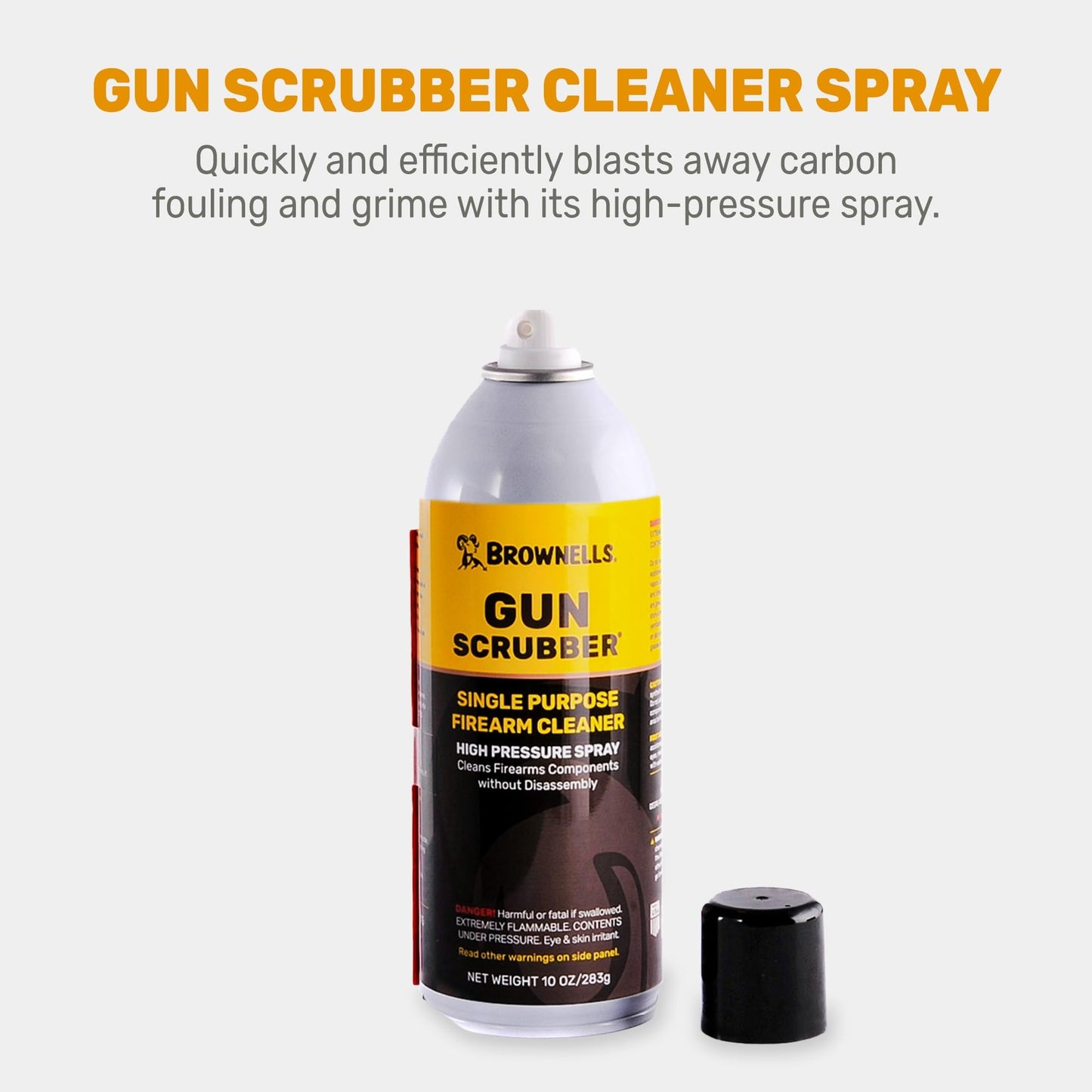 Brownells Gun Scrubber High-Pressure Firearm Cleaning Solvent 10 oz