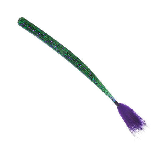 Rabid Baits Shaker Worm, Straight Tail Worm Hulk, 6" (6 Baits)