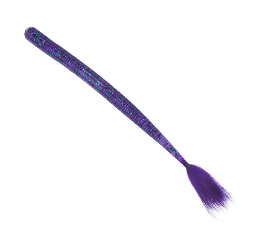 Rabid Baits Shaker Worm, Straight Tail Worm June Bug, 6" (6 Baits)
