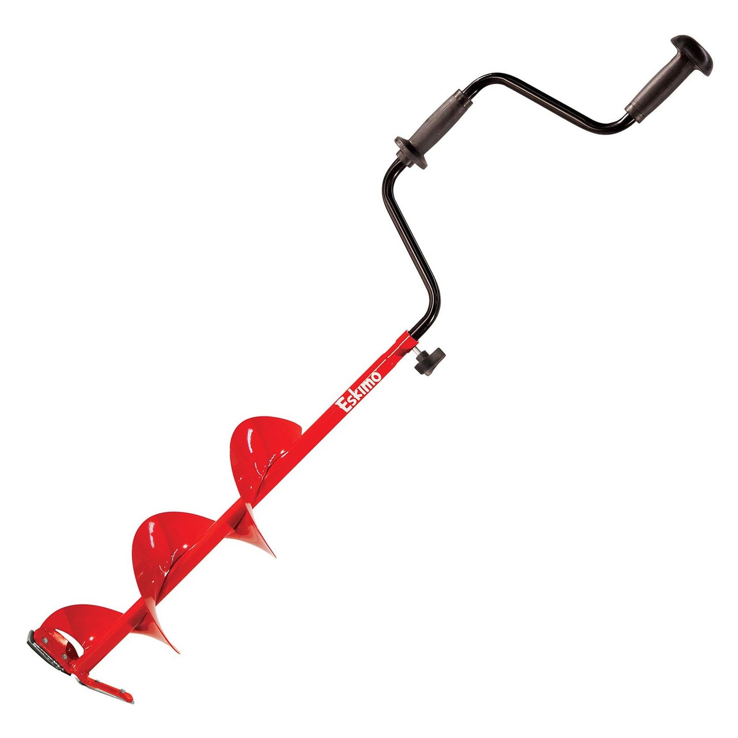 Eskimo HD07 Hand Auger with 7-Inch Dual Flat Blades, Red