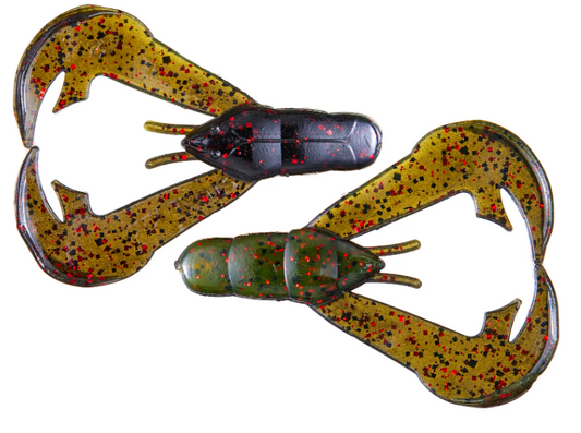 Strike King Rage Chunk California Craw, 3-inch 7 Pack
