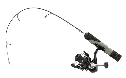 13 FISHING - SoniCor Stealth Ice Combo - 24" L (Light) - Black and Gray Camo - S