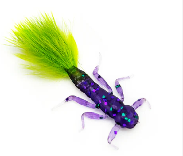 Rabid Baits Crappie Bug 1.5" Fur Tail Soft Plastic Panfish Bait 6 Pack