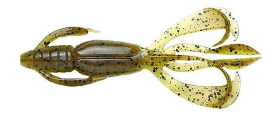 Keitech CF44401 Crazy Flapper Green Pumpkin Chartreuse, 4.4"
