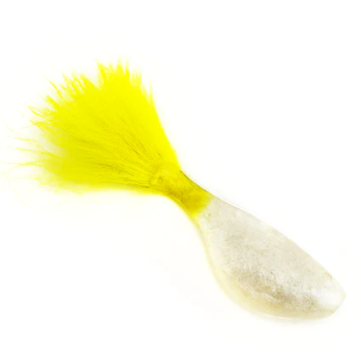Rabid Baits Crappie Minnow 1.5" Panfish Soft Bait with Fur Tail 6 Pack