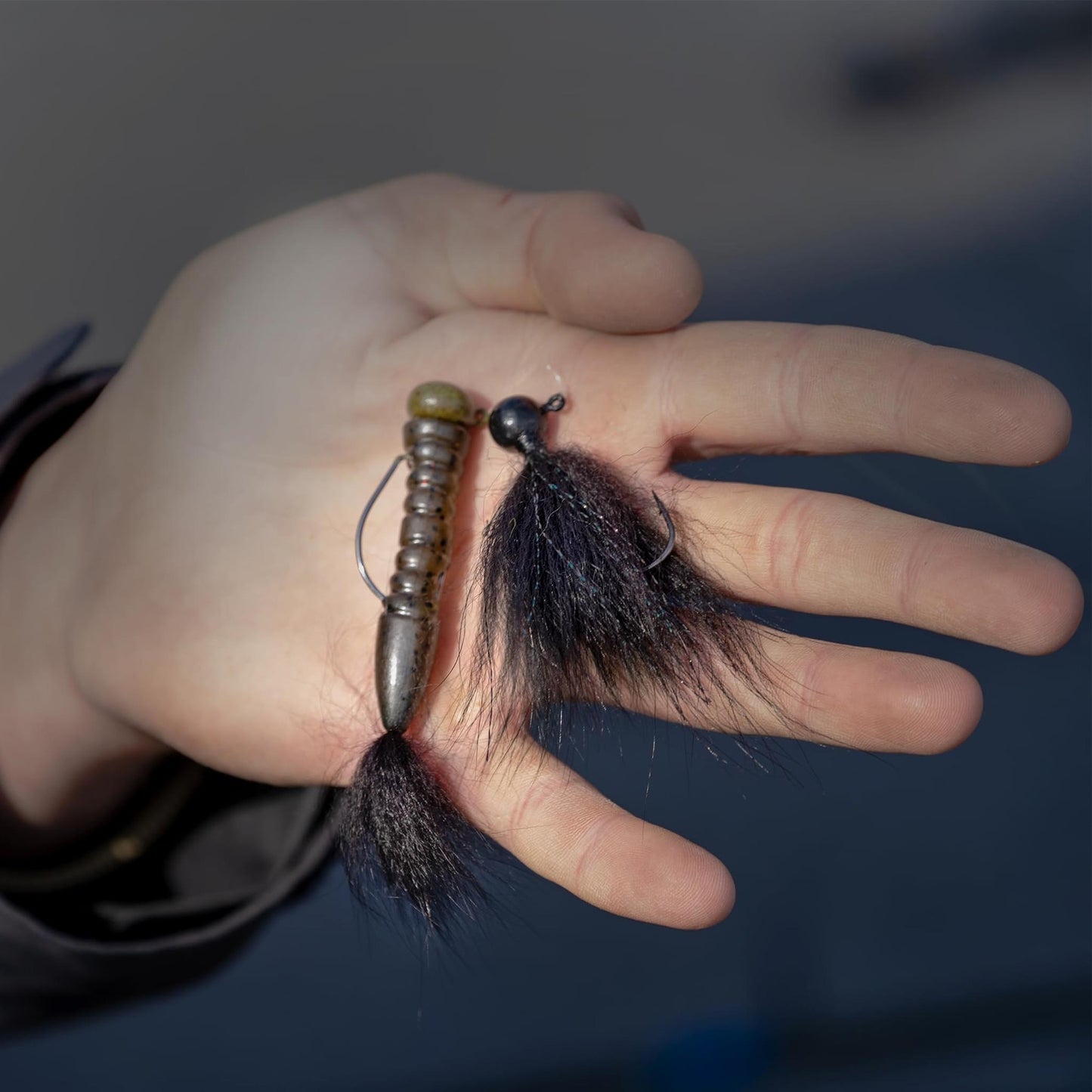 Rabid Baits Fox Tail Soft Plastic Bait, Ned Rig Ghost, 3" (6 Baits)