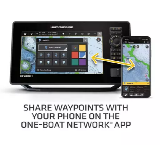 Humminbird XPLORE 9 MSI+ Fish Finder and MEGA Live 2 Transducer [412340-1]