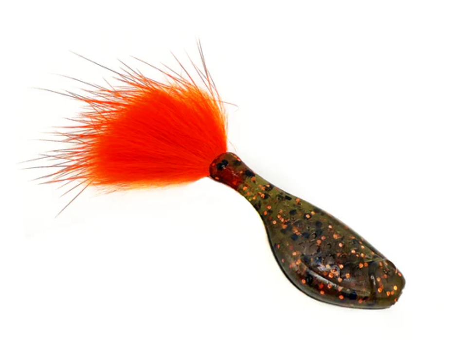 Rabid Baits Crappie Minnow 1.5" Panfish Soft Bait with Fur Tail 6 Pack