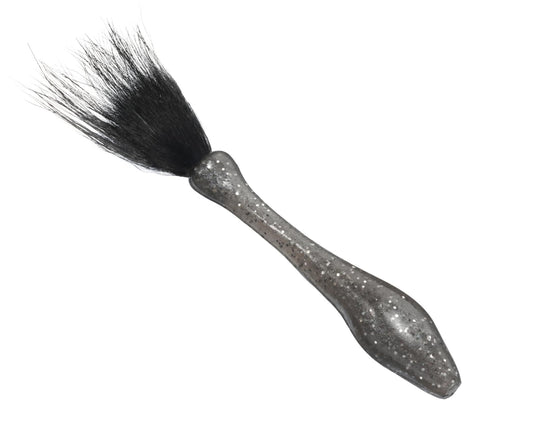 Rabid Baits Fox Shot, Drop Shot Soft Plastic Bait Silver Dollar,  (6 Baits)