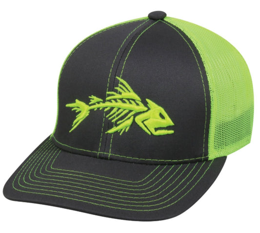 Outdoor Cap Neon Bonefish Mesh Back Fishing Hat