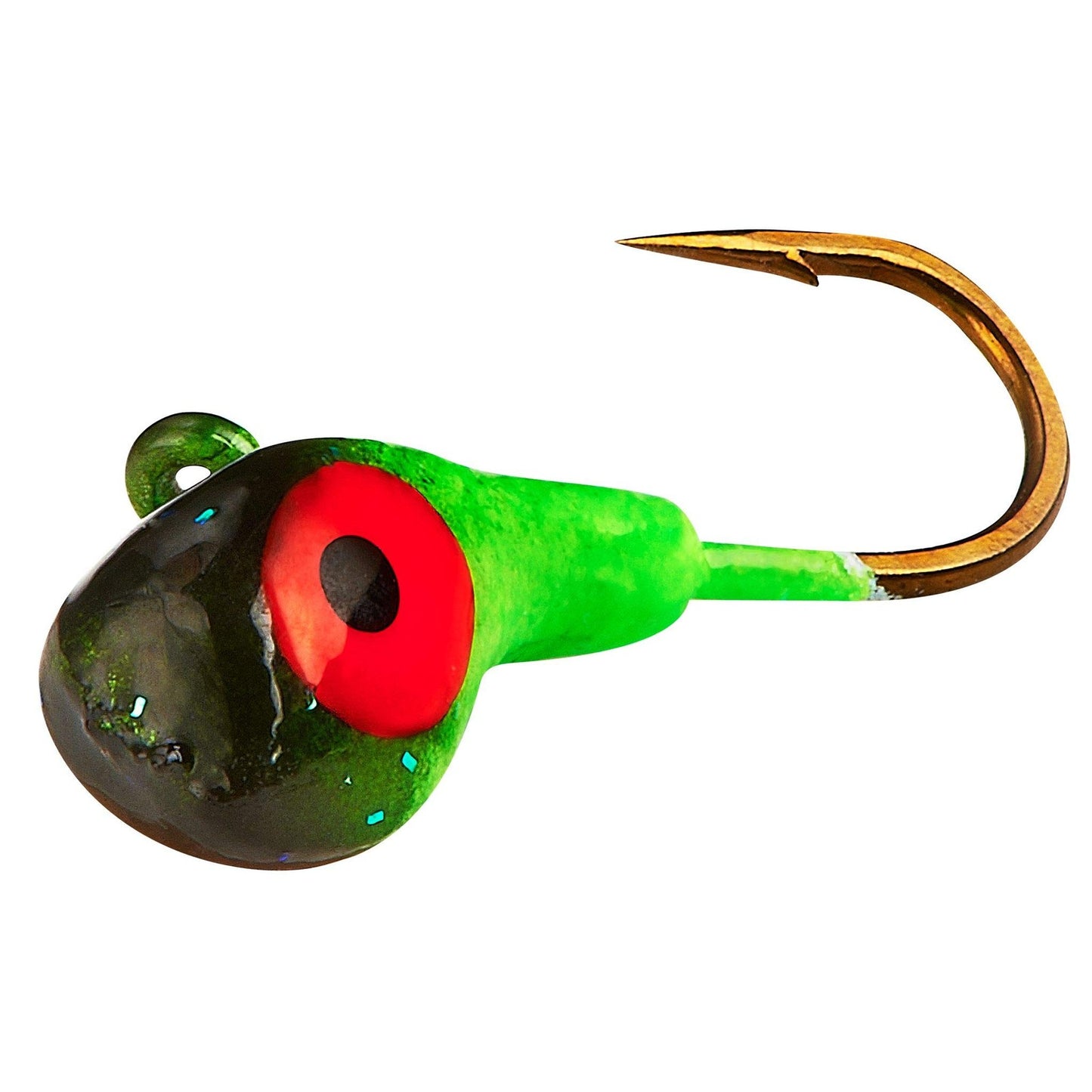 Lindy LTGT1436 Tungsten Toad Black/Chartreuse Grn Tungsten Toad, Black/Chartreus