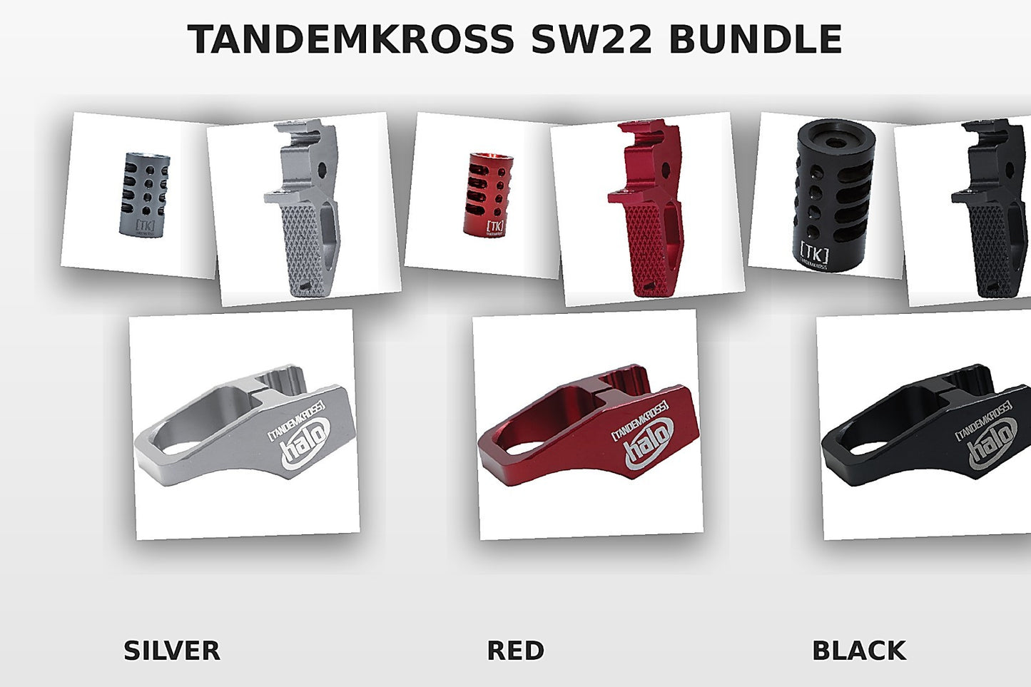 Tandemkross SW22 Victory Upgrade Bundle Trigger Halo Charging Ring Compensator