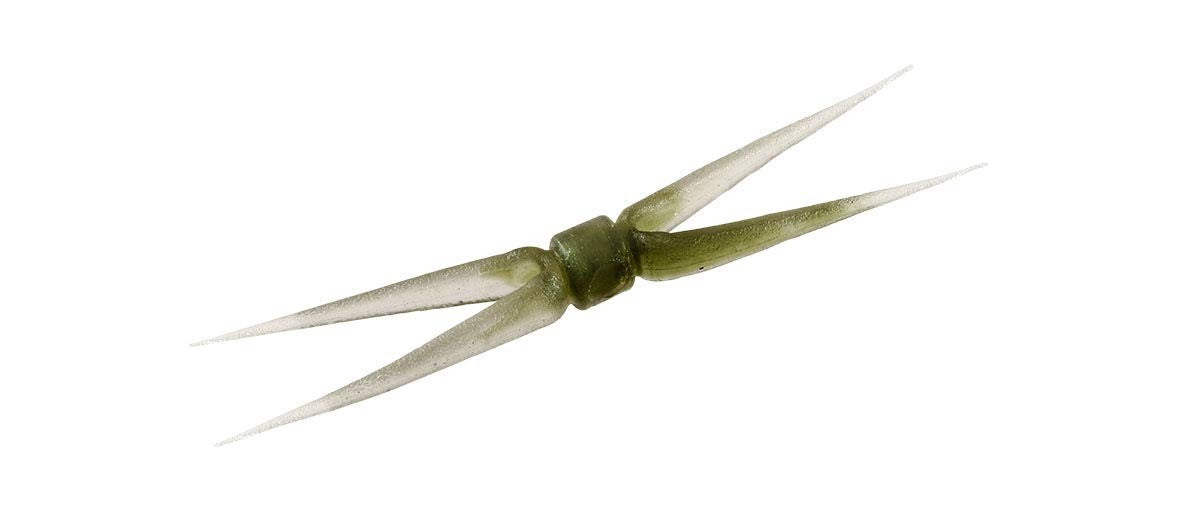 13 FISHING - Tetrad - Panfish Plastics - Greenhead - 6 Baits Per Pack - MQ-GH