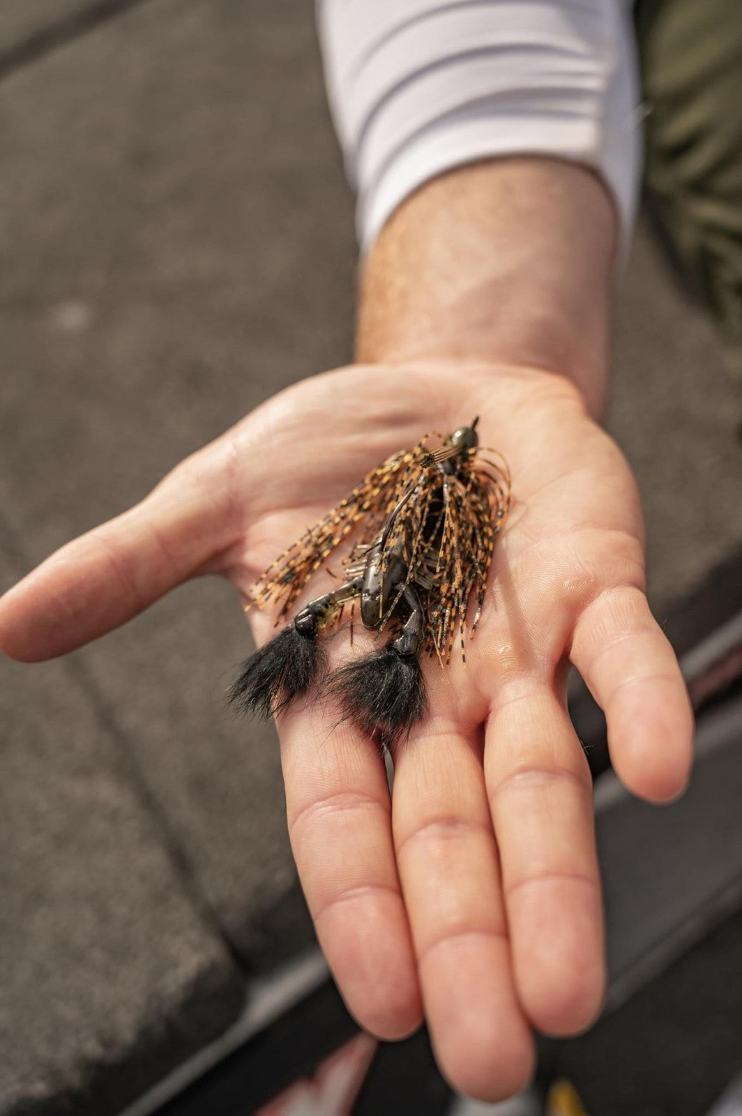 Rabid Baits Rabid Craw Soft Plastic Bait, Crawfish Bait Ghost 4 pack