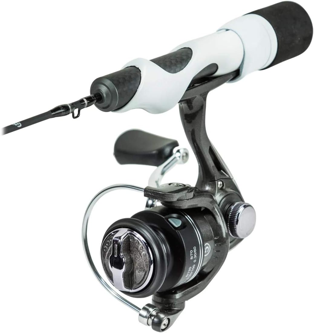 13 Fishing Wicked NWC27UL standard stem spinning reel front detail