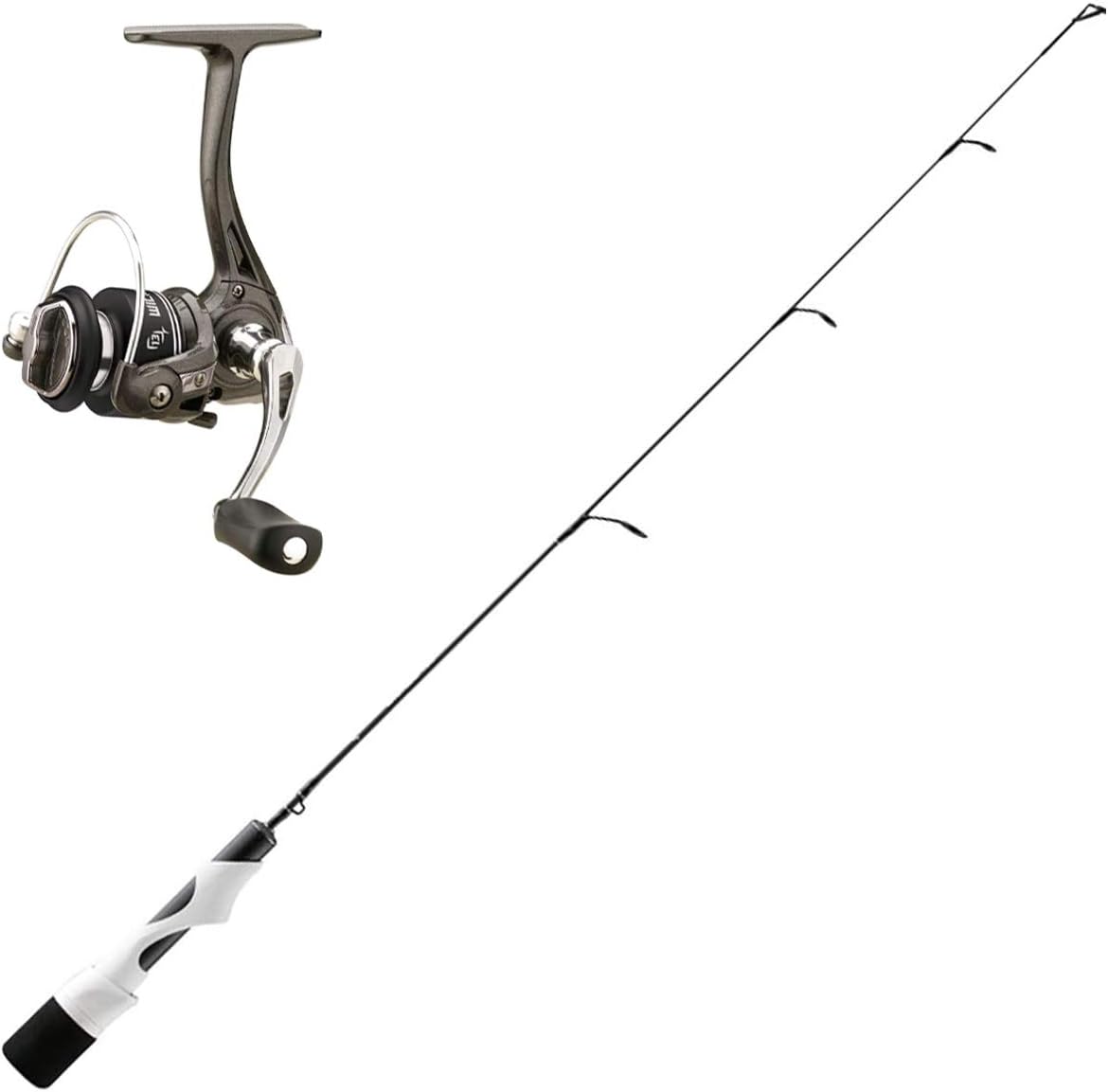 13 Fishing Wicked NWC27UL ice rod and standard stem spinning reel
