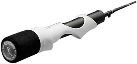 13 Fishing Wicked NWC27UL ice rod handle and white reel seat