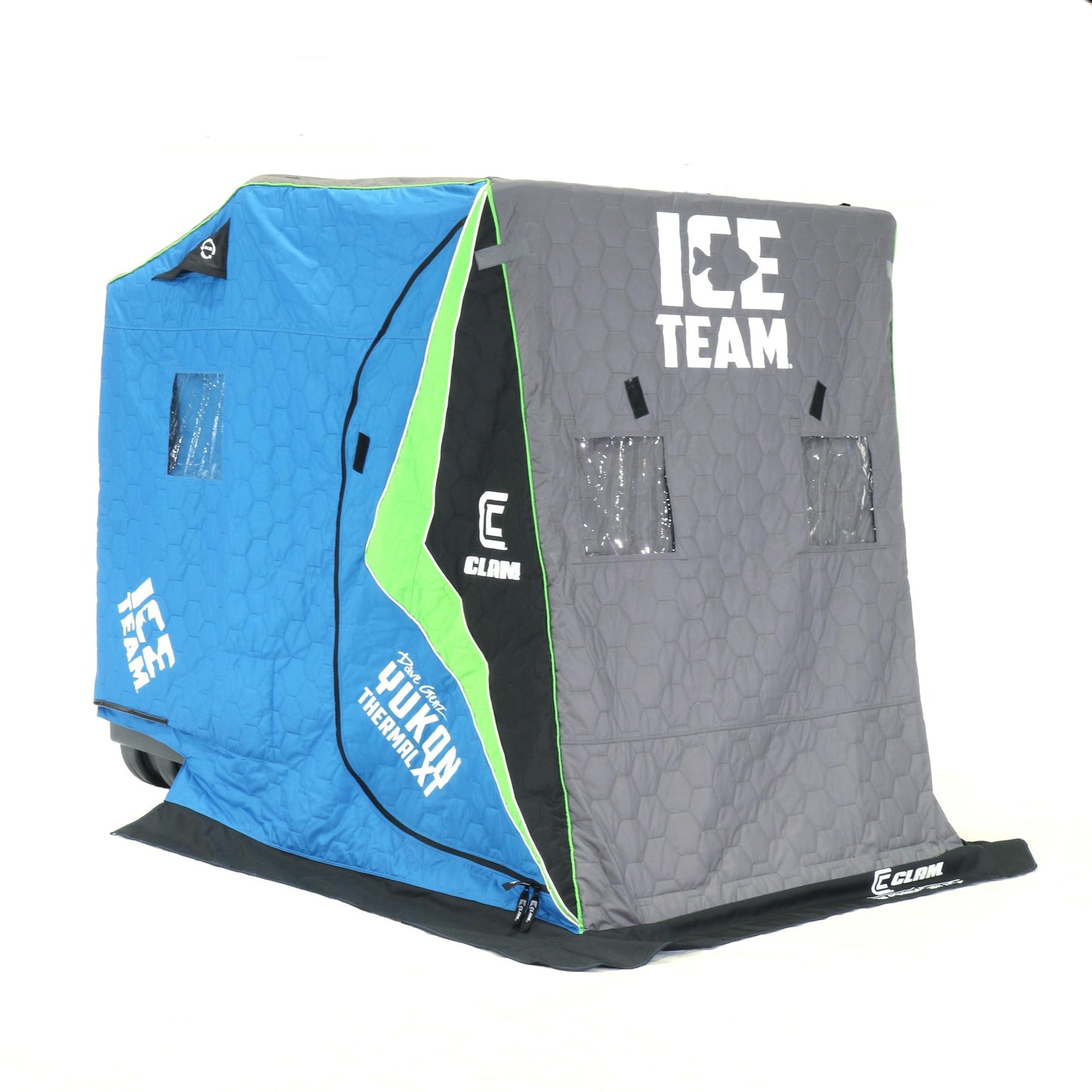 Clam Yukon XT Thermal Ice Team Edition 2-Person Ice Fishing Shelter